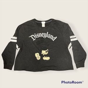 Disney - Disneyland Mickey Cropped Long Sleeve